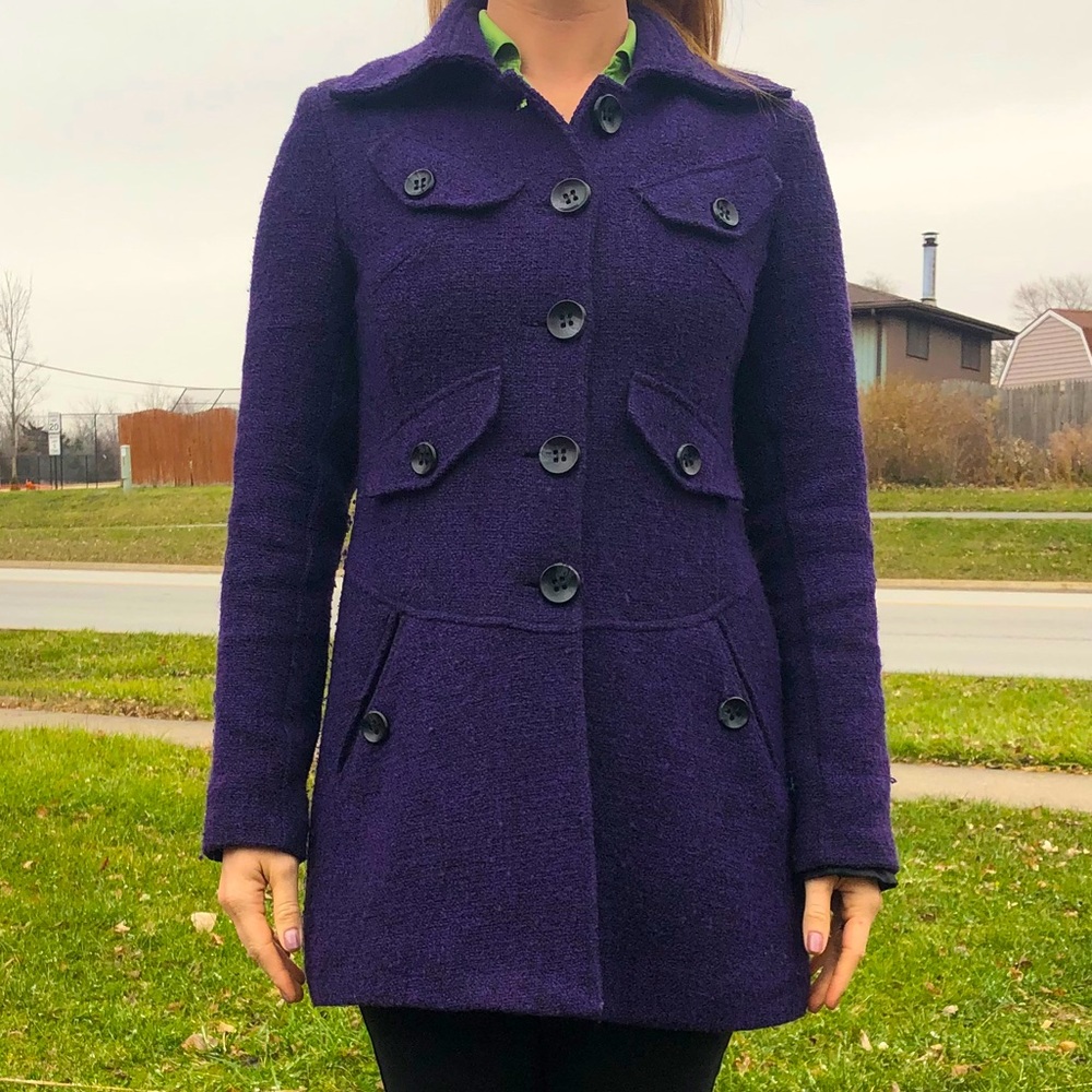 Purple Pea Coat
